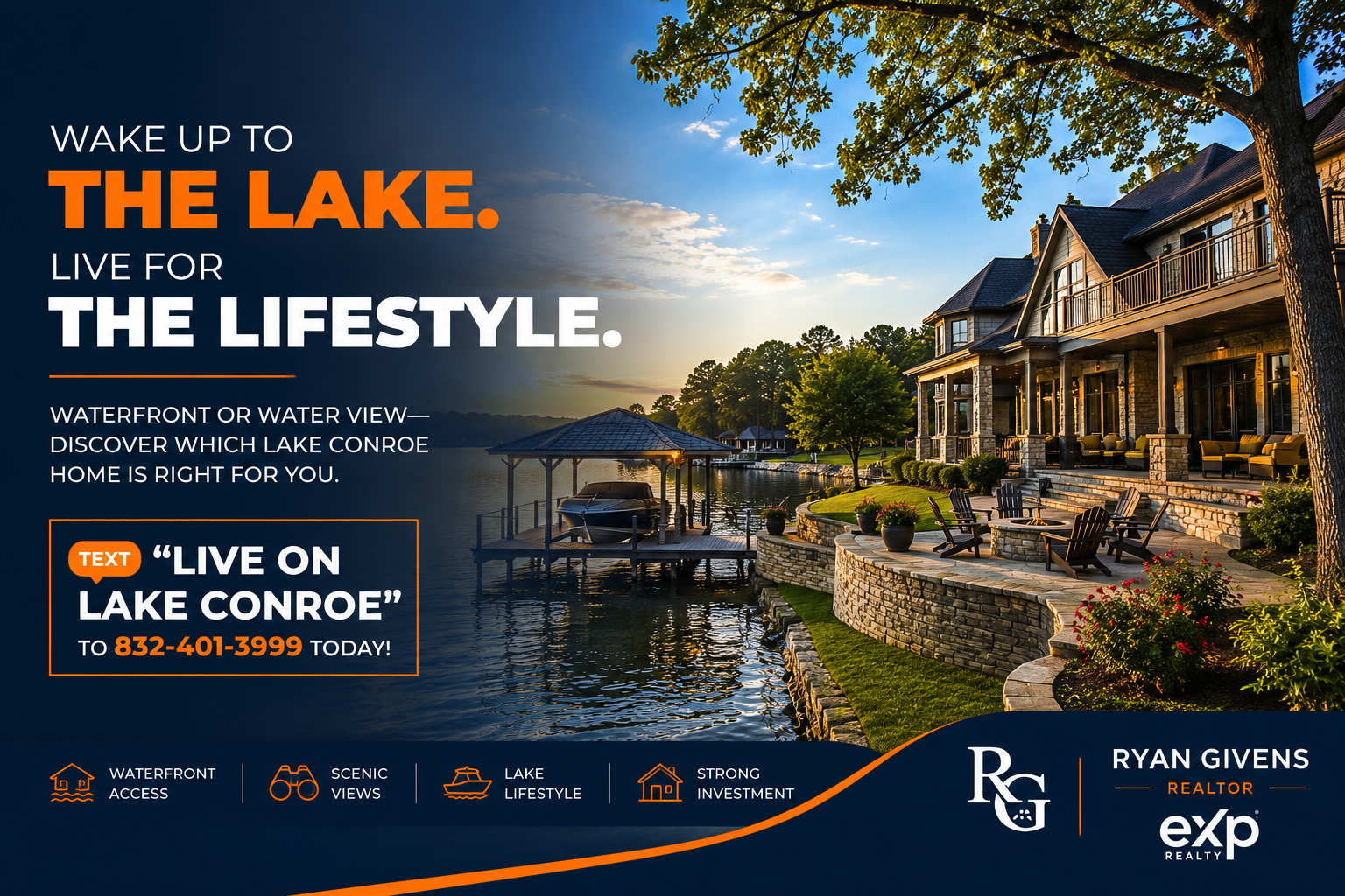 Lake Conroe Waterfront Homes vs. Water View Homes What’s the Difference?
